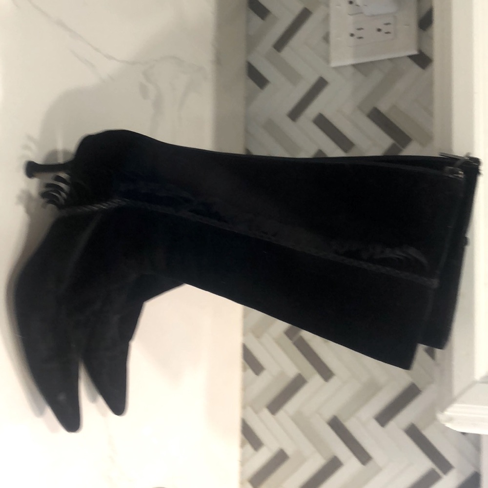 JIMMY CHOO SUEDE FRINGE BOOT